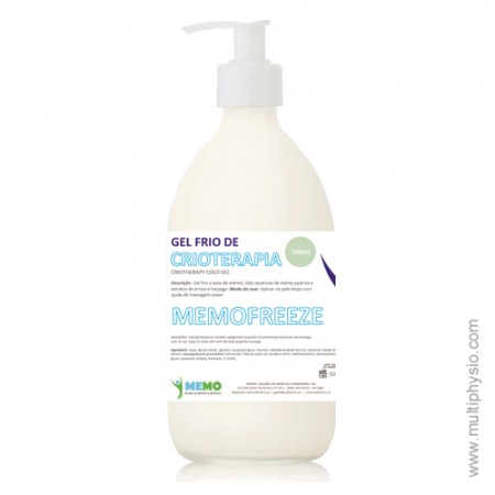 Gel Frio de Crioterapia MemoFreeze com Aloé Vera 500ml